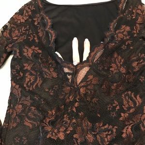 Kay Celine Long Sleeve Lace Top